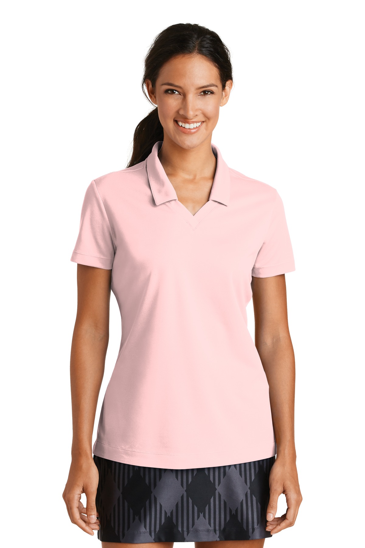 DISCONTINUED Nike Ladies Dri-FIT Micro Pique Polo. 354067 - Image 5