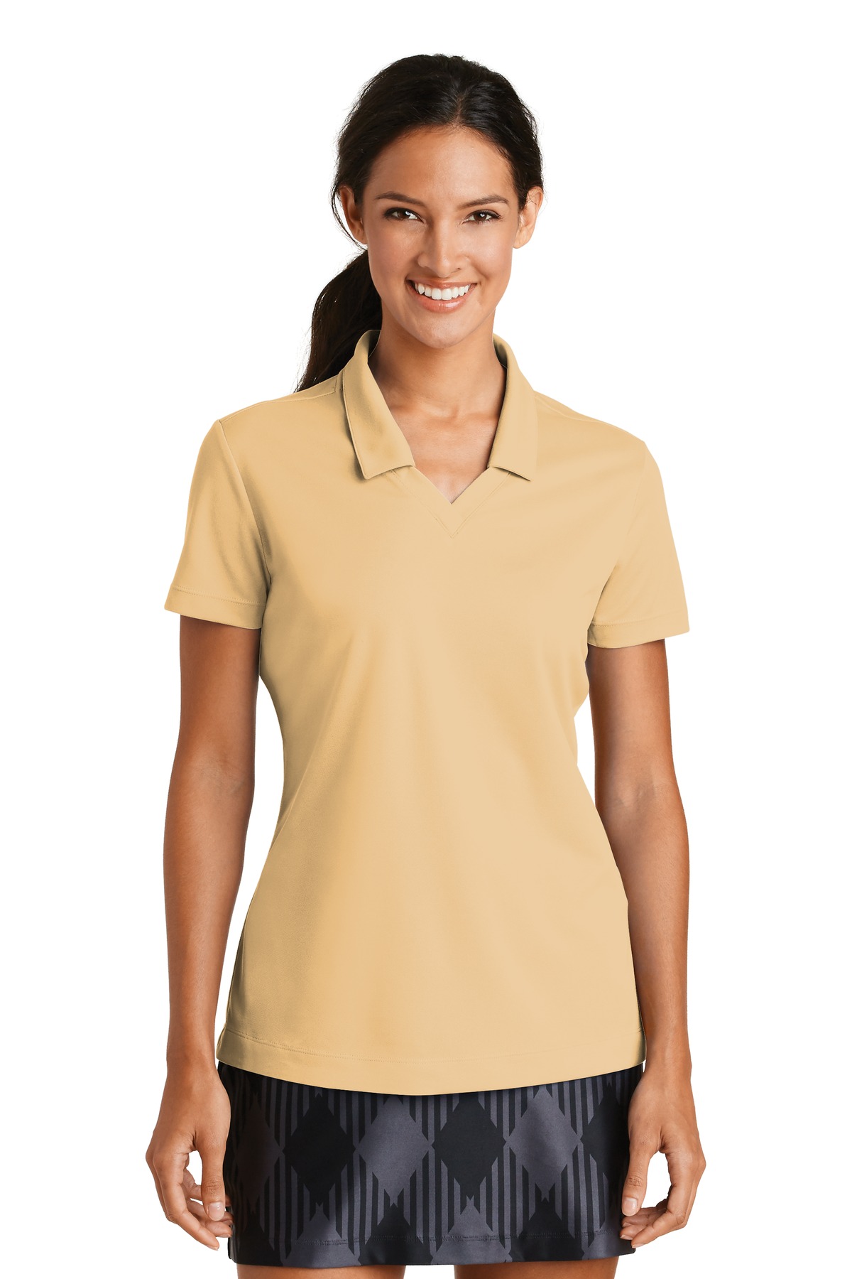 DISCONTINUED Nike Ladies Dri-FIT Micro Pique Polo. 354067 - Image 6
