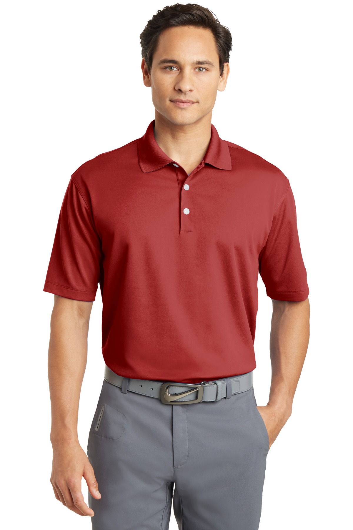 DISCONTINUED Nike Dri-FIT Micro Pique Polo. 363807 - Image 3
