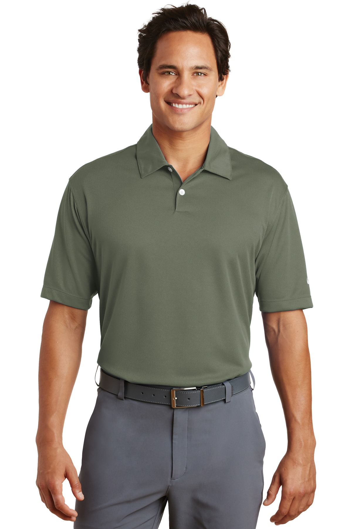 DISCONTINUED  Nike Dri-FIT Pebble Texture Polo. 373749 - Image 3