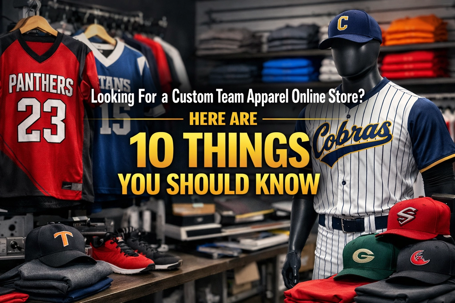 Read more about the article Looking For a Custom Team Apparel Online Store? Here Are 10 Things You Should Know